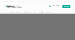 Desktop Screenshot of emeraldfreight.com